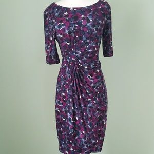 Connected apparel purple & blue dress